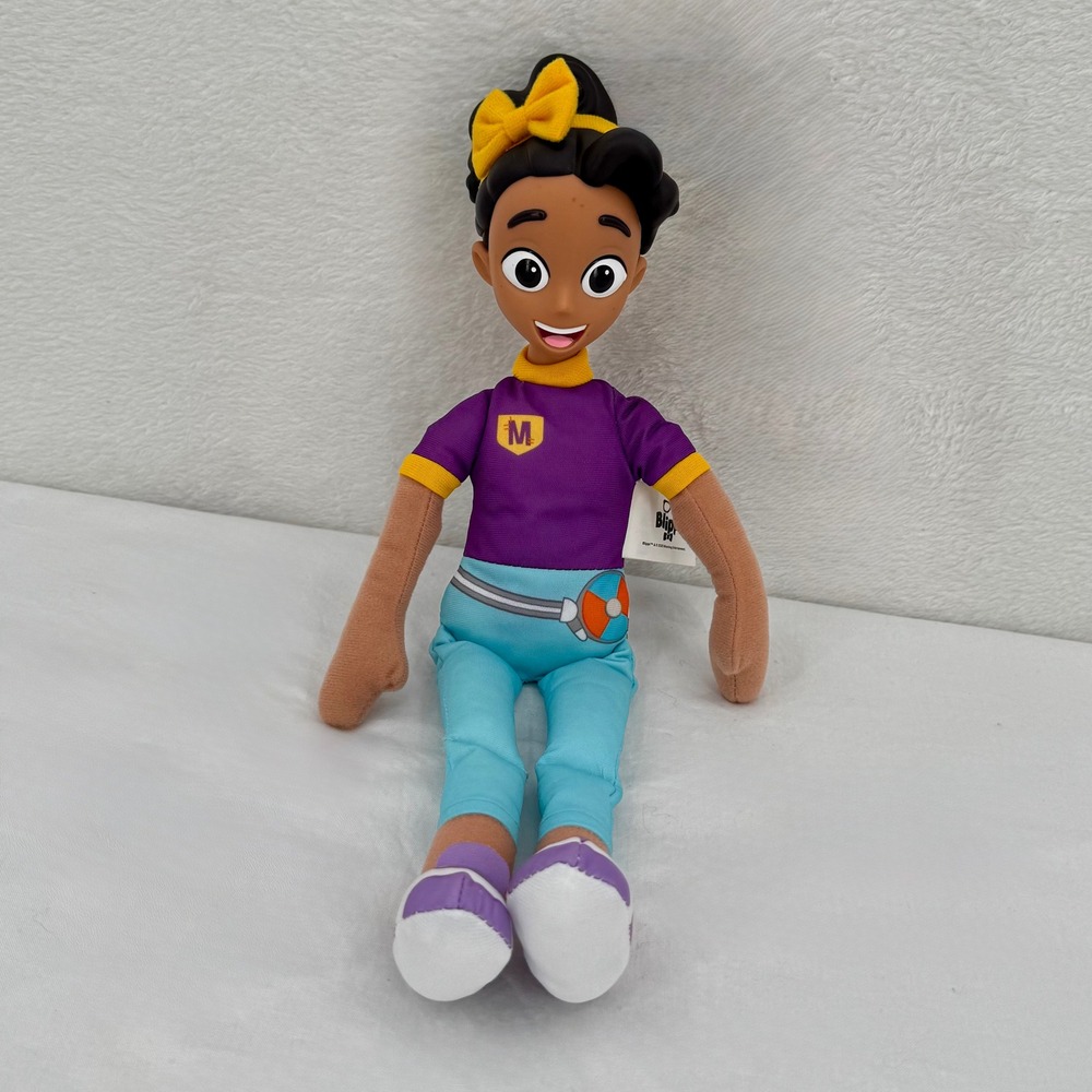 Rare 16" Blippi My Friend Meekah Talking Plush Doll Moonbug Entertainment WORKS
